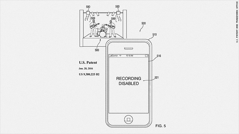 recording disabled patent