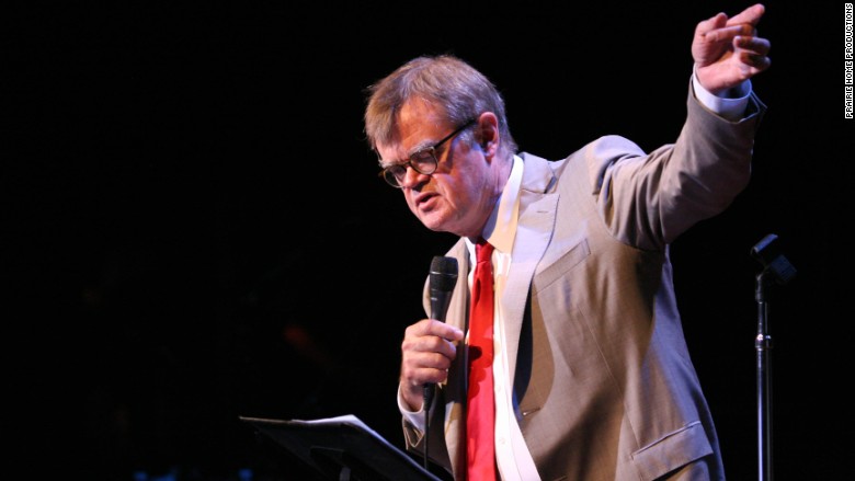 Garrison Keillor Says Goodbye To Prairie Home Companion 