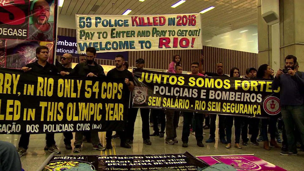 Rio police: We won't be able to protect you