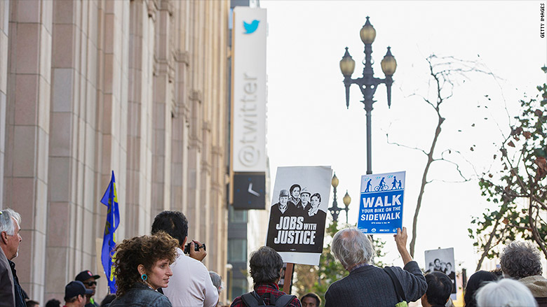 twitter hq protest