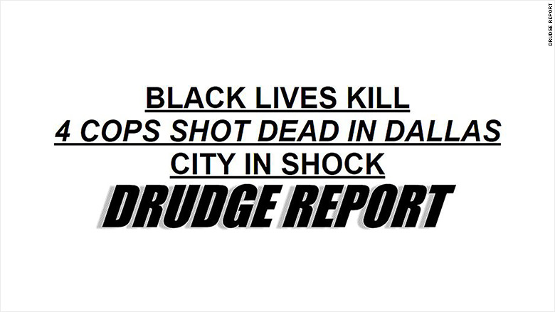 drudge blm banner