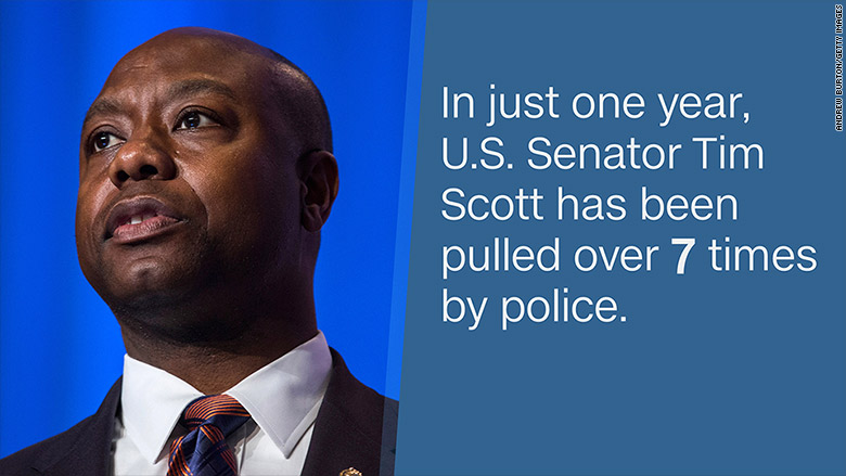 senator tim scott pulled over