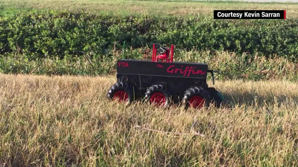 Student-build robot protects RNC from bombs