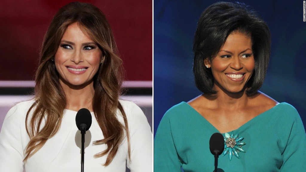 Did Melania Trump plagiarize Michelle Obama's speech?