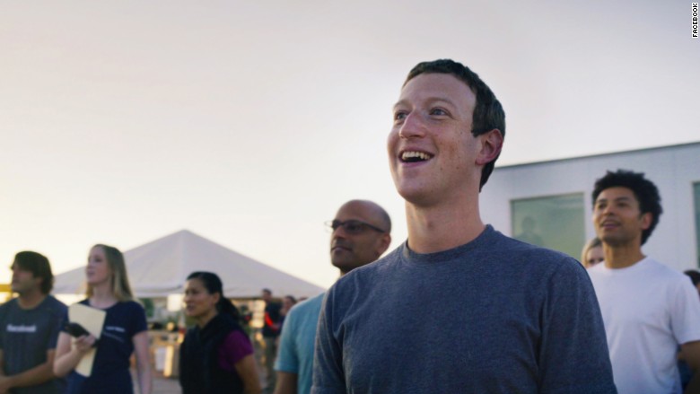 Zuckerberg Aquila smile