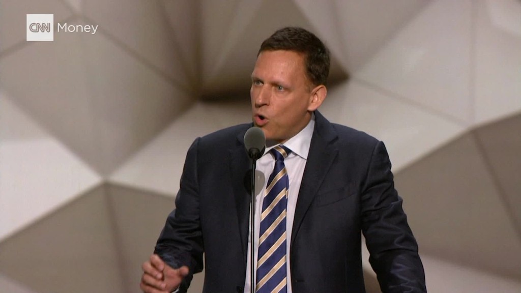 Highlights from Peter Thiel's speech at the RNC