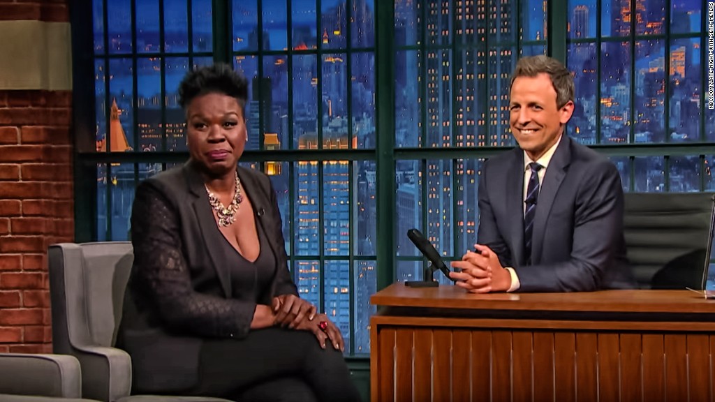 Leslie Jones talks Twitter trolls with Seth Meyers