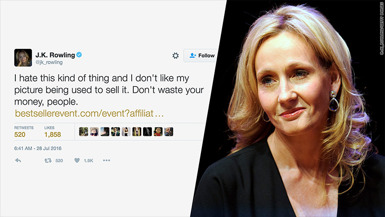 jk rowling tweet