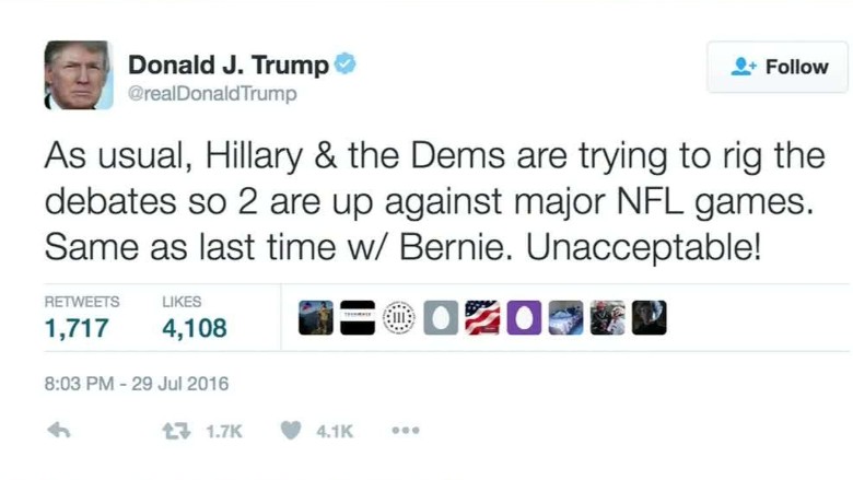 Trump Camp Accuses Dems Of Rigging Debate Dates Video Media