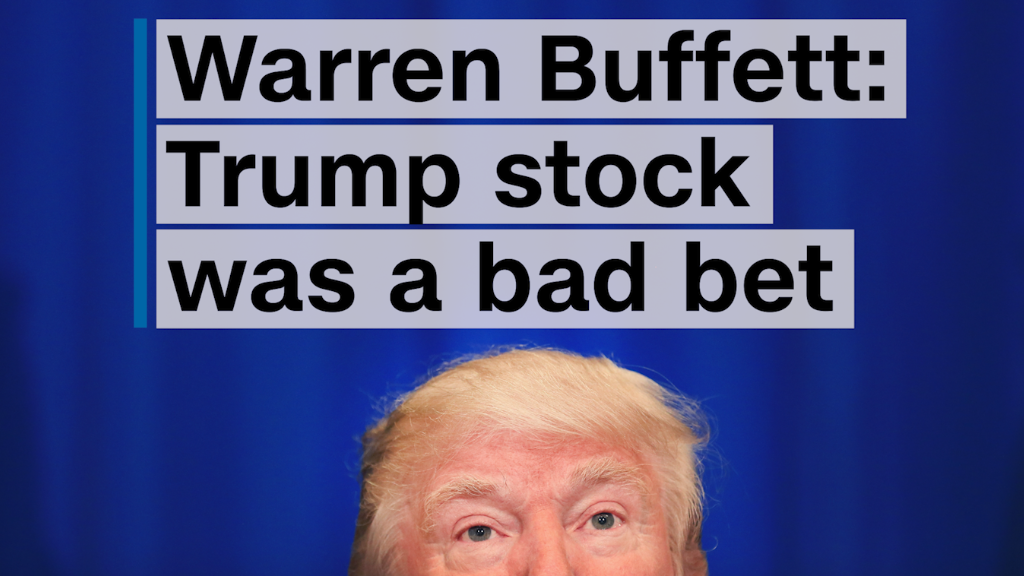 Warren Buffett: Trump stock was a bad bet