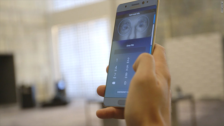 samsung iris scanner