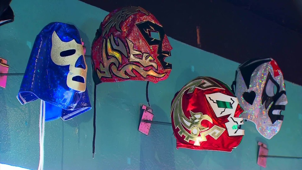 Taco shop inspired by Lucha Libre wrestling 