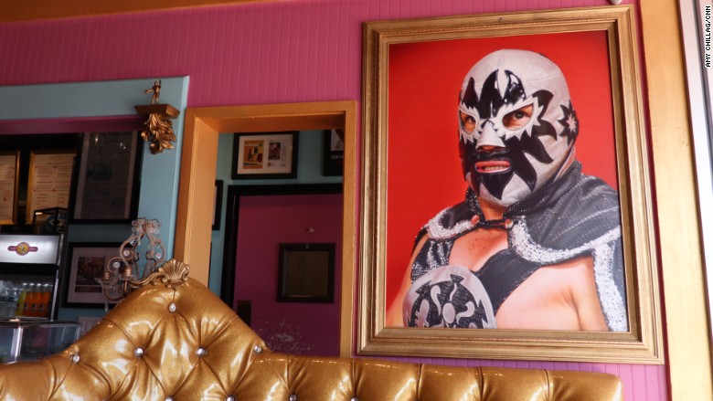 Lucha Libre Taco Shop Booth 