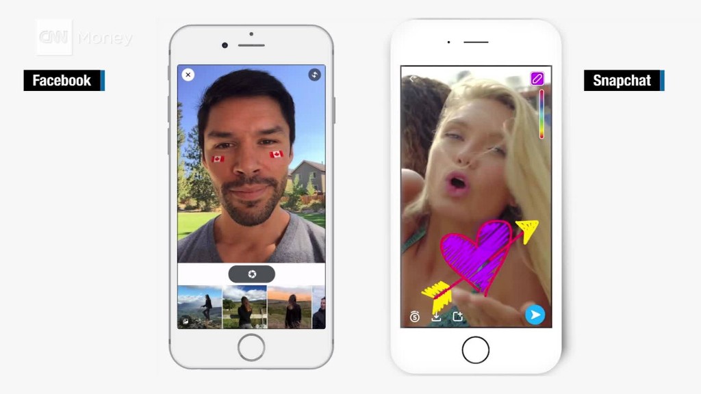 Facebook's update looks a lot like Snapchat