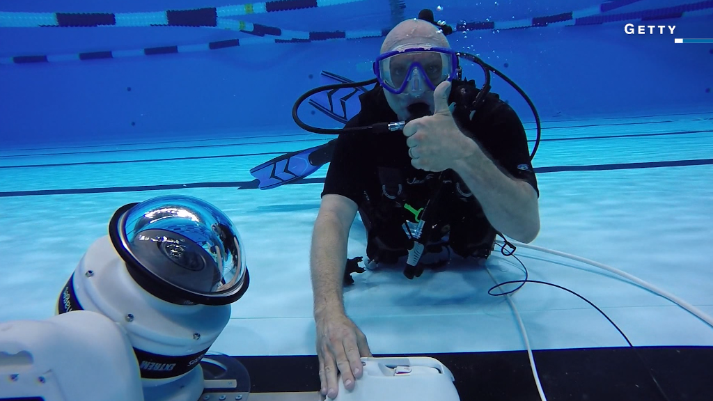 Getting the perfect Olympics shot with underwater robots