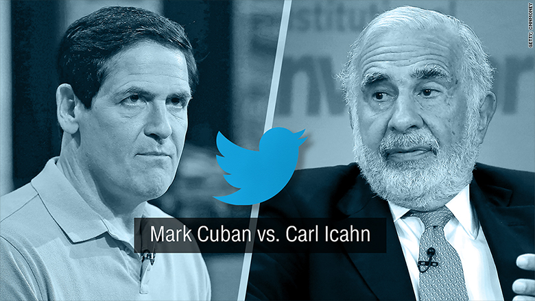 mark cuban carl icahn twitter fued