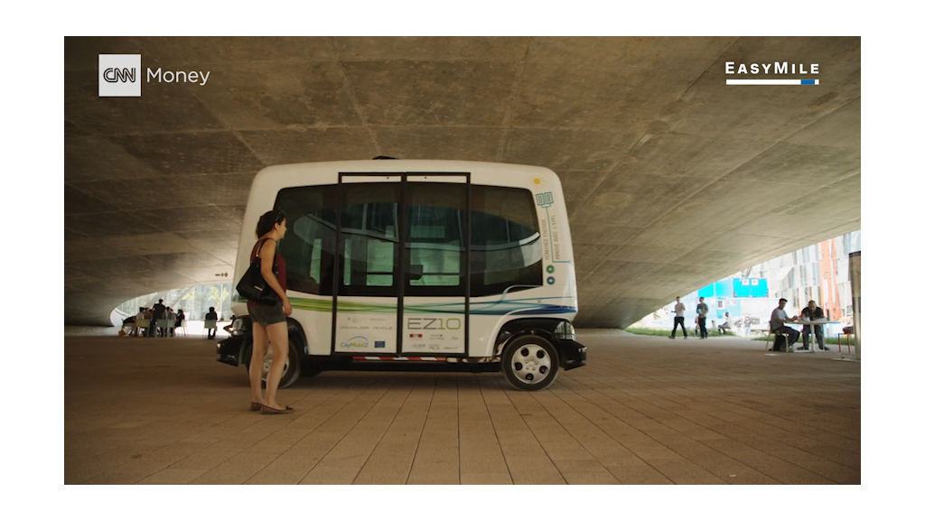 Self-driving buses hit the road in Helsinki