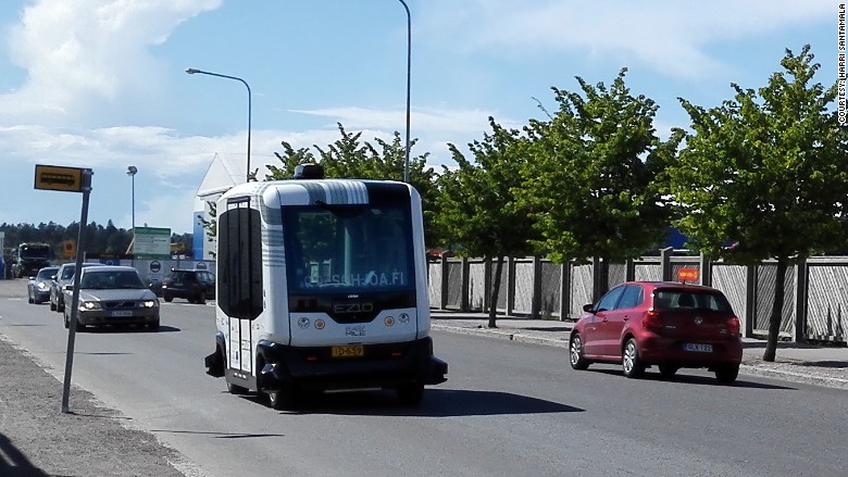 self driving bus