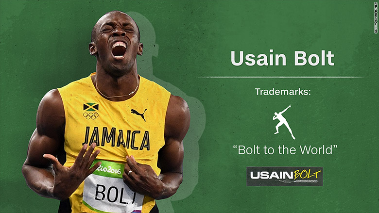 trademark usain bolt