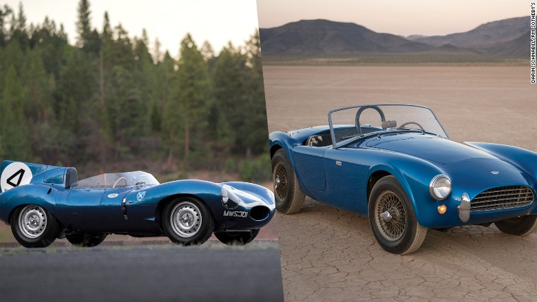 shelby cobra jaguar dtype record auction sale 2