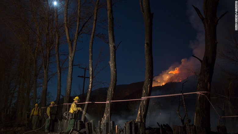 blue cut california firefighters