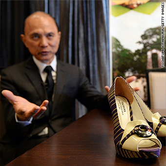 Jimmy Choo's stock is spiking. Here's why