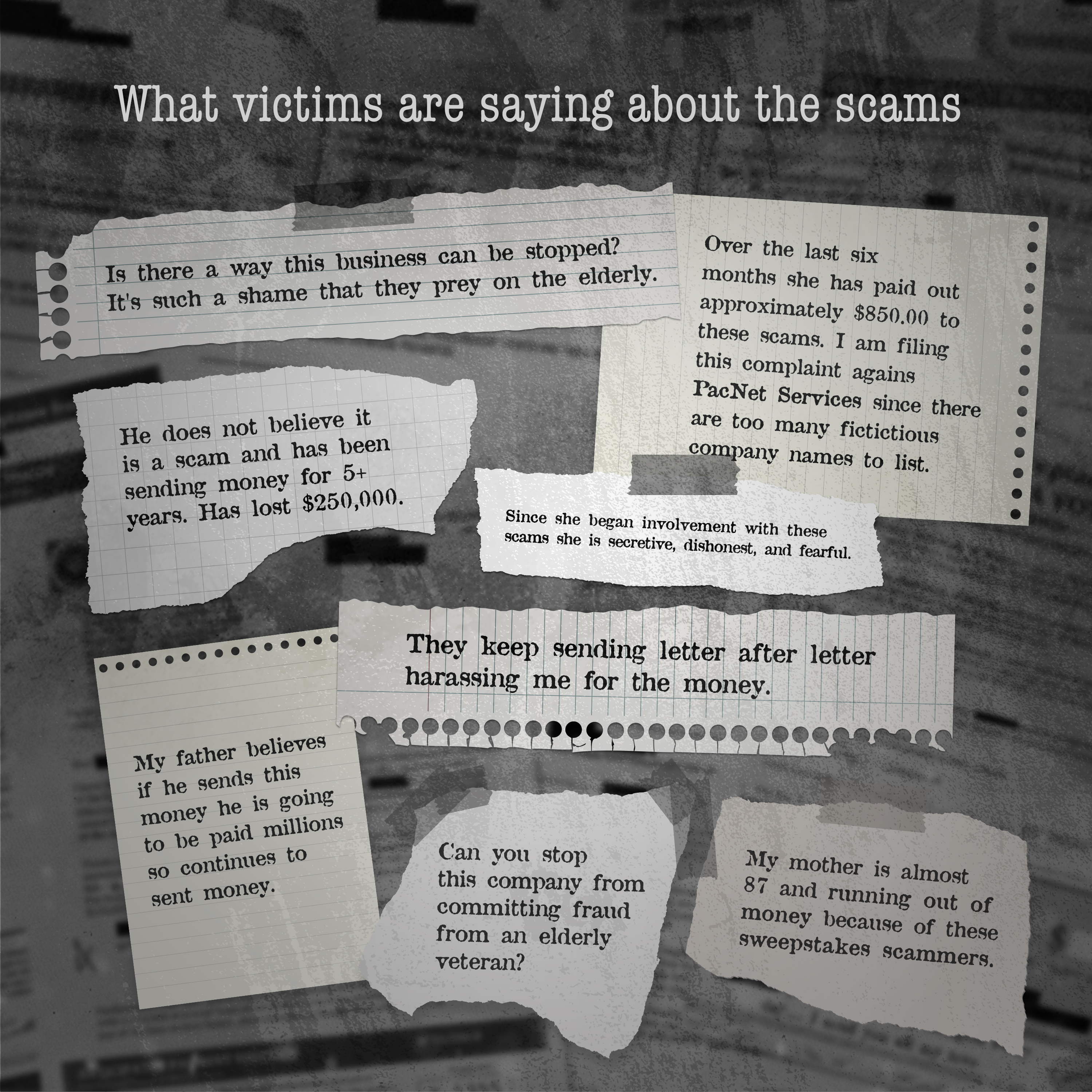 mail 1 victim quotes