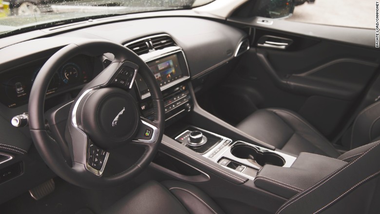 2017 jaguar f-pace interior steering wheel