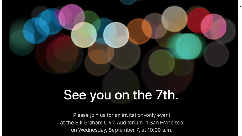 Apple iPhone 7 Invitation