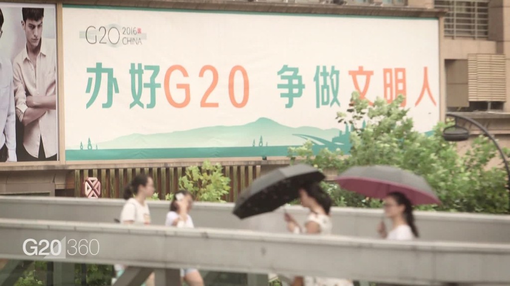 China's Hangzhou is hosting G20 leaders for the first time