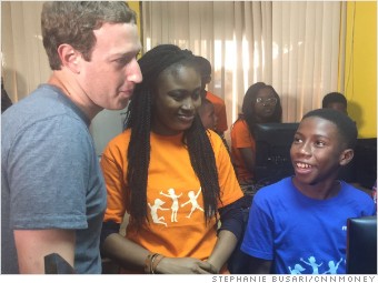 Mark Zuckerberg Makes First Ever Visit To Sub Saharan Africa