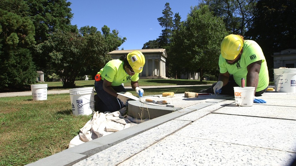 Building a livelihood where the dead rest