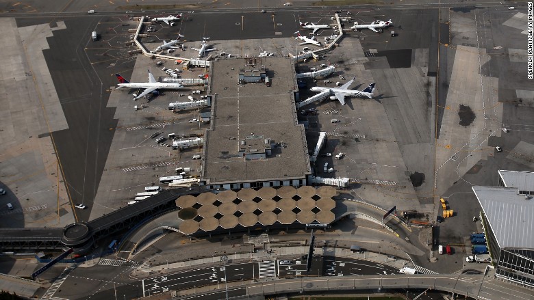 JFK airport aerial view