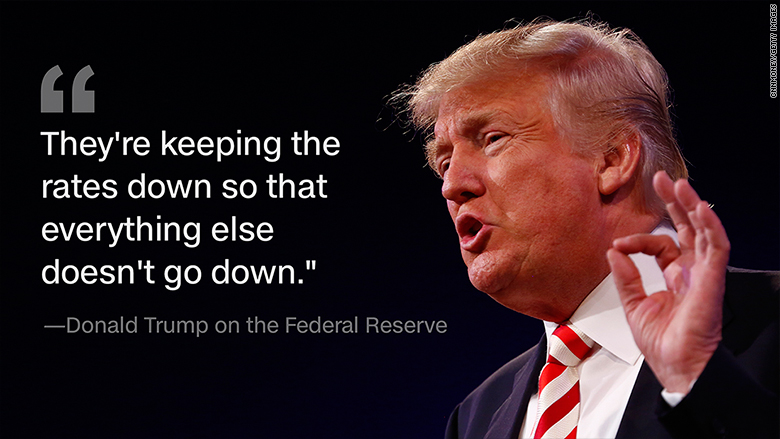 trump federal reserve quote