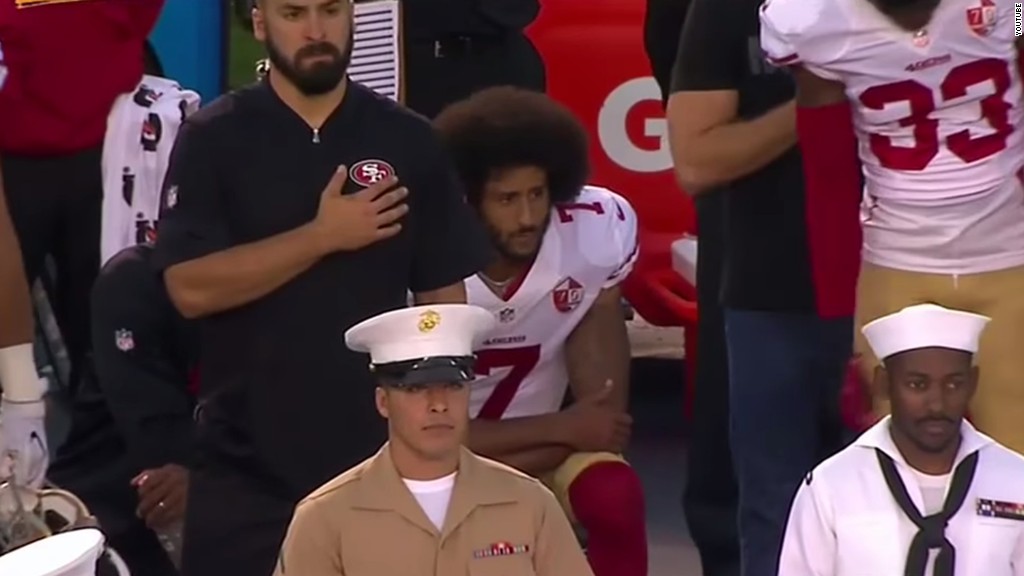 kaepernick military jersey