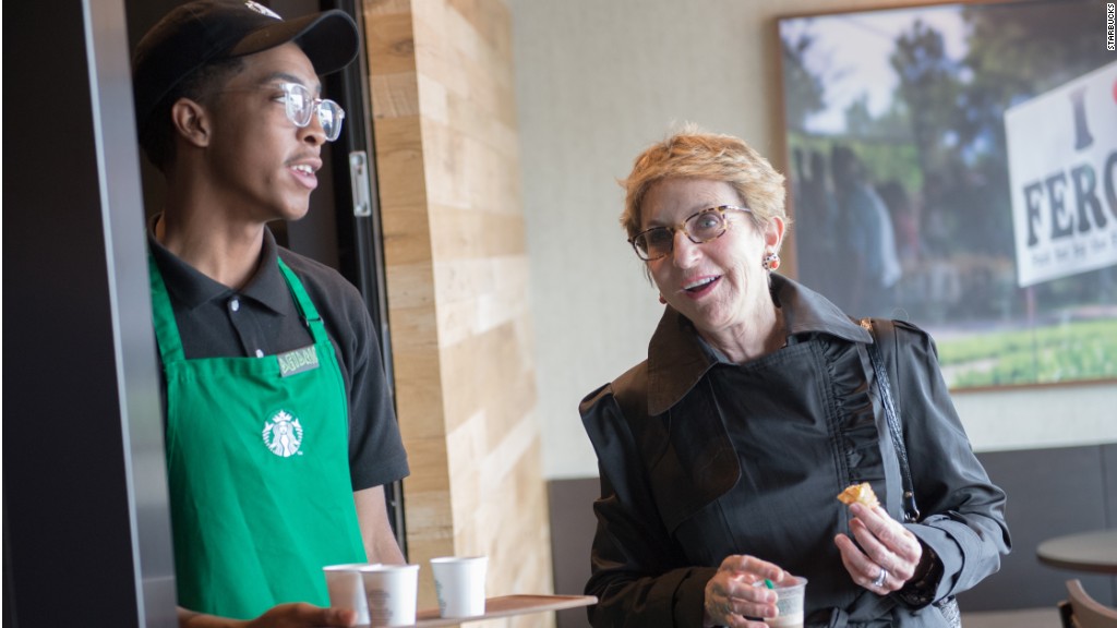 Starbucks CEO: Ferguson store is a success