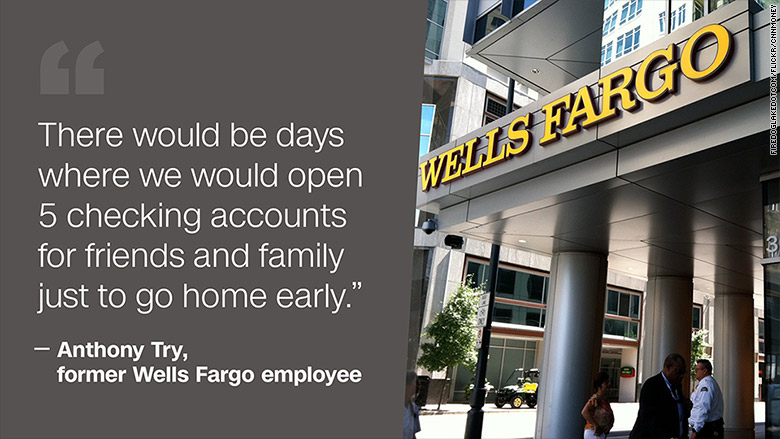 wells fargo fake account employee