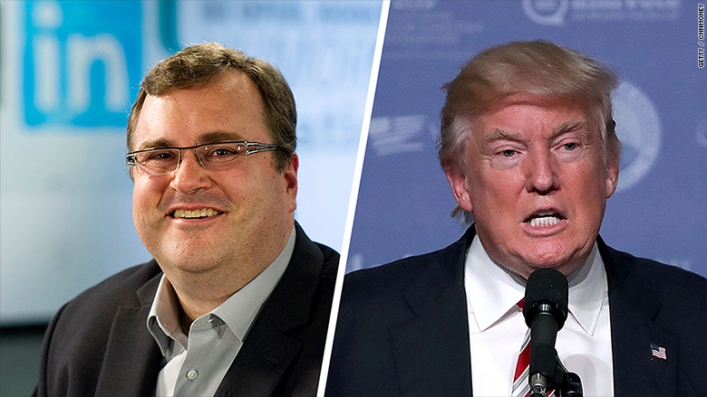 reid hoffman trump