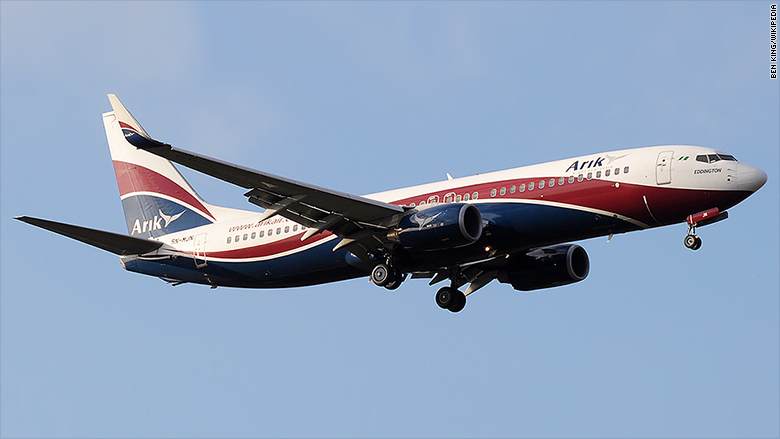 arik air boeing 737