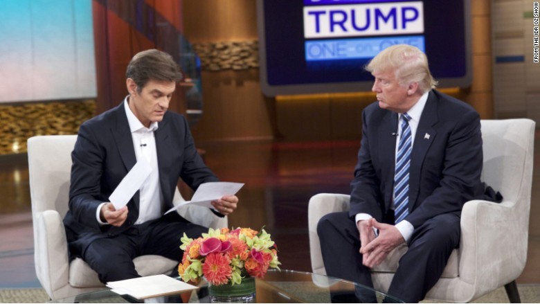 Dr Oz Trump Medical 