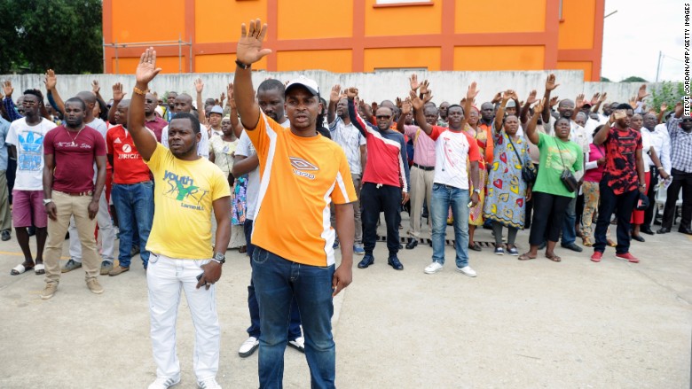 gabon protest opposition