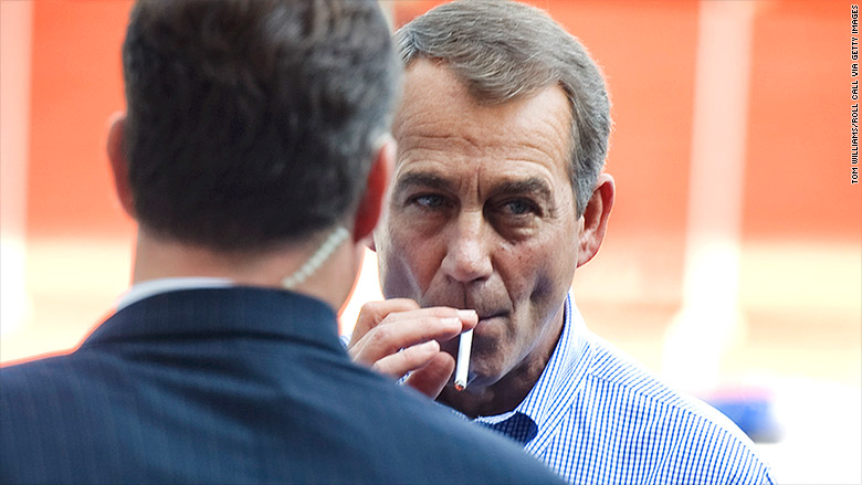 john boehner smoking