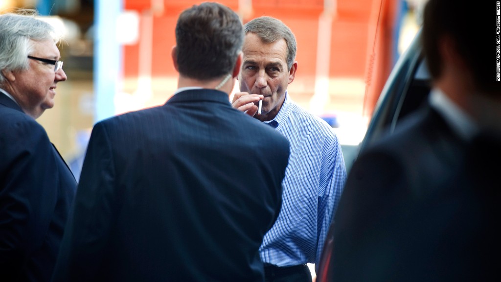 John Boehner may never have to pay for a cigarette again