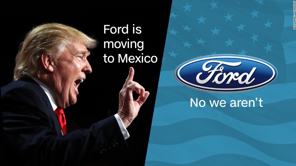 Trump on Ford: We're going to tax them 35%