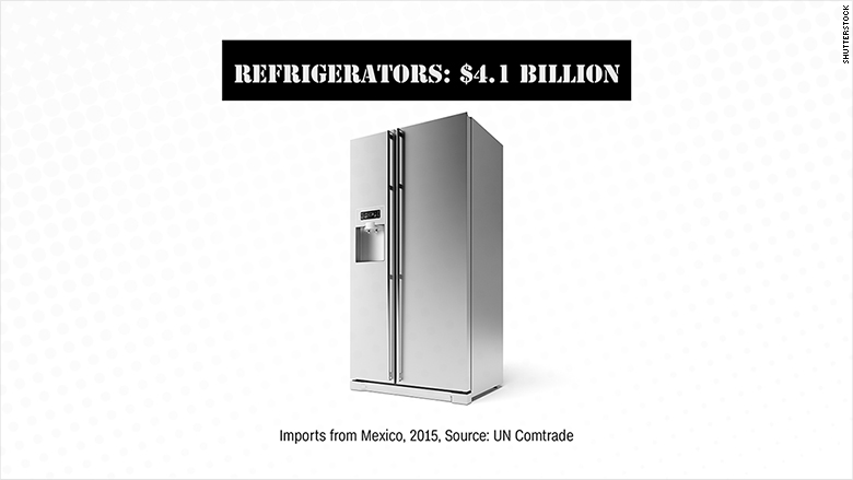 mexican imports refrigerators