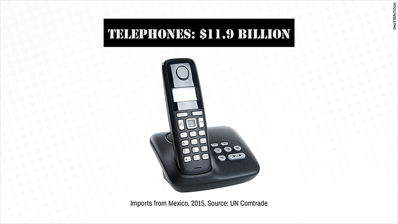 mexican imports telephones