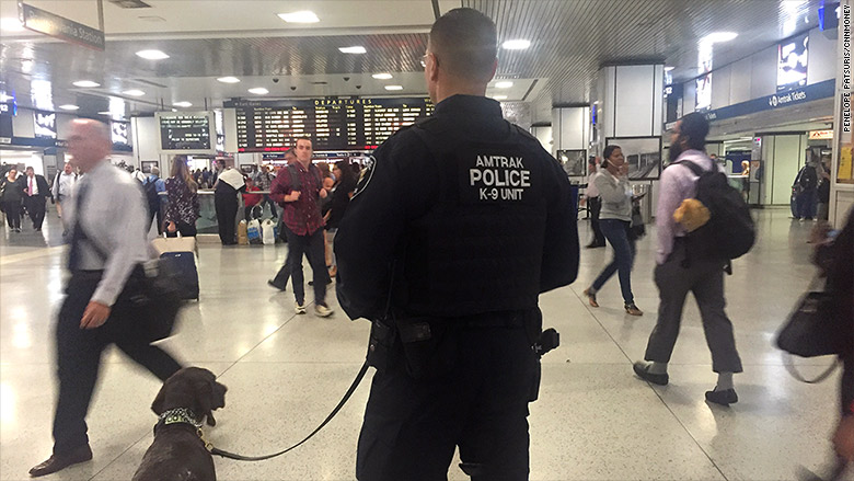 penn station amtrak police