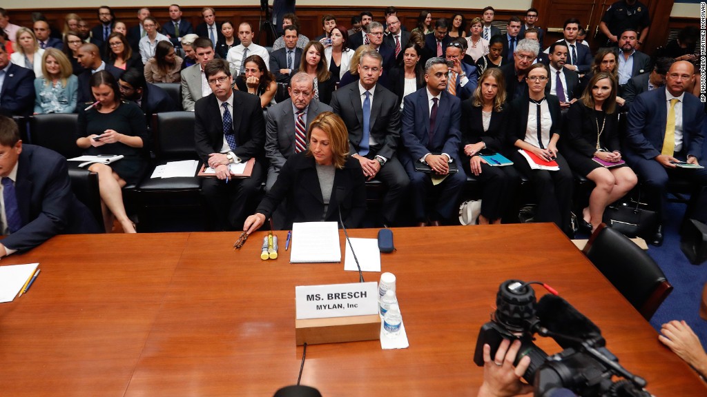 Mylan CEO grilled by Congress over EpiPen price hikes