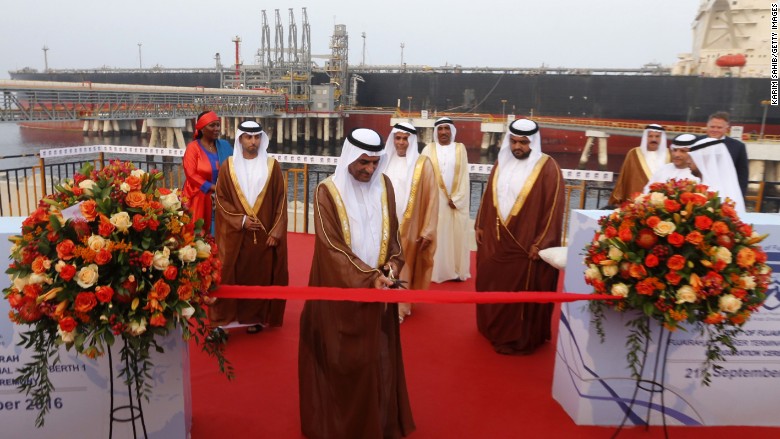 UAE fujairah tanker ceremony