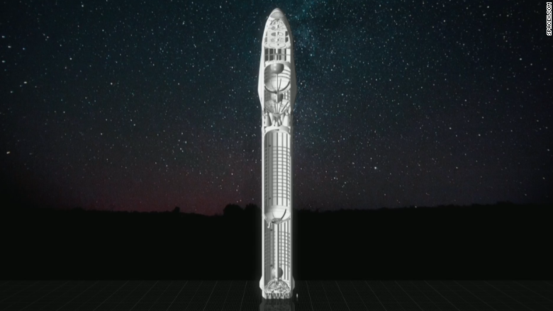 spacex mars rocket size